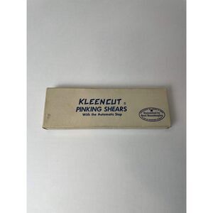 Kleen Cut Pinking Shears with Automatic Stop Vintage Crafting Tool‎ No 389